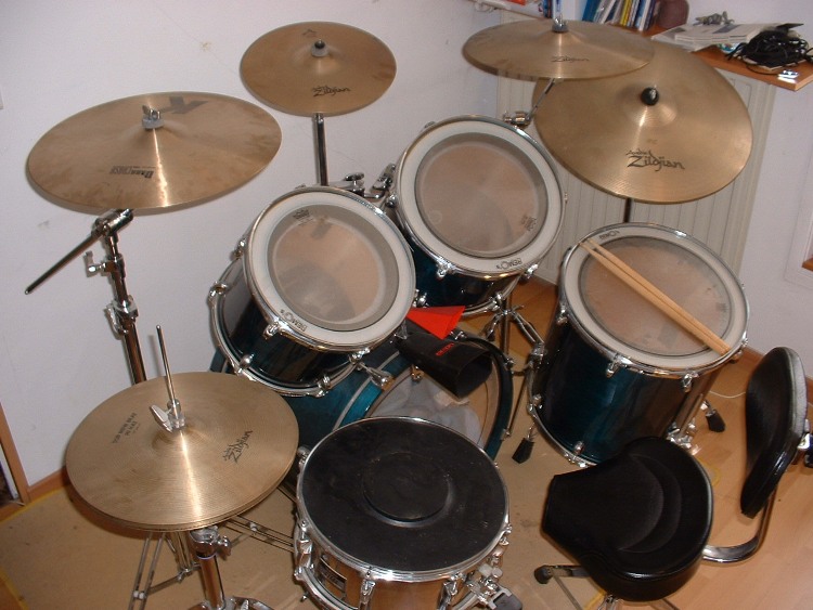 Photo annonce Batterie XPK 5 futs + 5 cymbales Zildjian