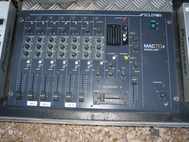 Photo : Console DJ Ecler MAC 70 V