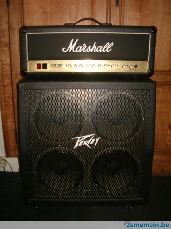 Photo annonce Marshall JCM 2000 DSL100 & Peavey 412
