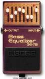 Photo : Pedale effet BOSS Compresseur Sustainer