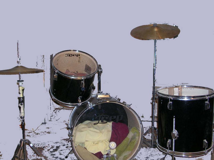 Photo annonce BATTERIE Deep 3 futs + Cymbale + Charleston
