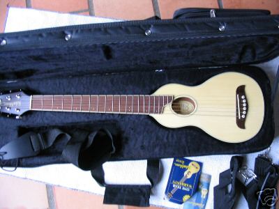 Photo : Guitare de Voyage Washburn Rover 10 & micro