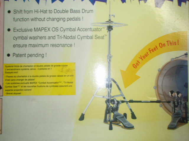 Photo annonce Charley & double pedale Janus Mapex
