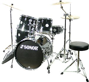 Photo : BATTERIE SONOR & CYMBALES CAST SERIE B20