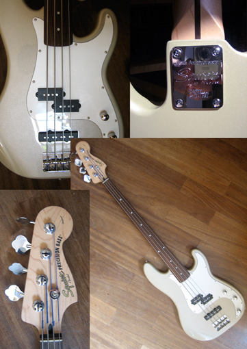 Photo annonce Precision bass Squier Fender fretless