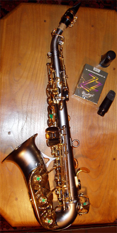 Photo annonce Saxophone soprano courbe Asaret & accessoires