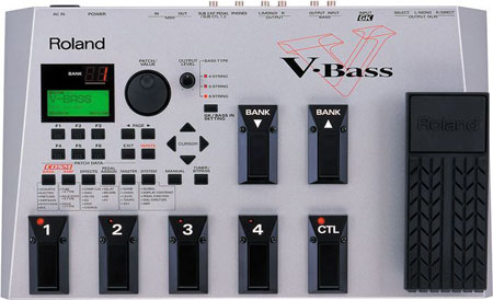 Photo : Roland V Bass Peadalier & capteur GK 3B