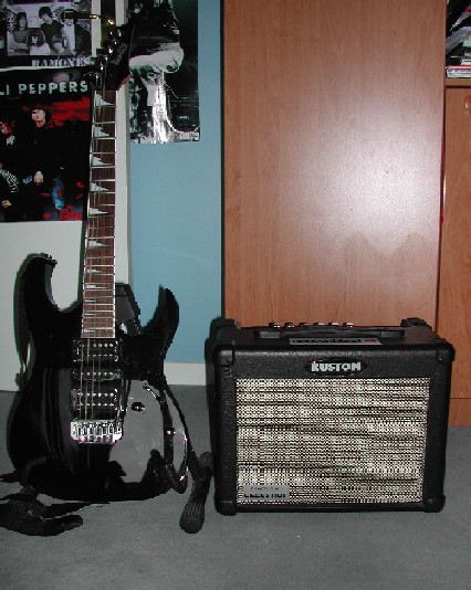 Photo annonce Ibanez GRG 170 dx & Ampli Kustom