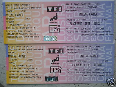 Photo annonce Concert Mylene Farmer
