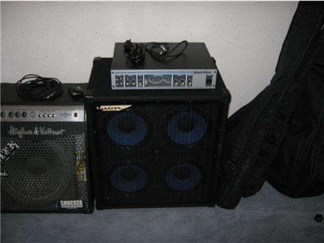 Photo annonce Baffle Ashdown MAG 410T + Hartke 2500