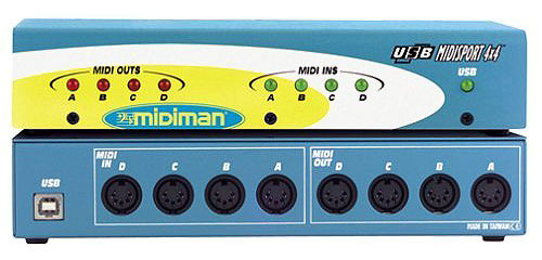 Photo annonce Interface Midi M Audio Midisport USB 4 x 4