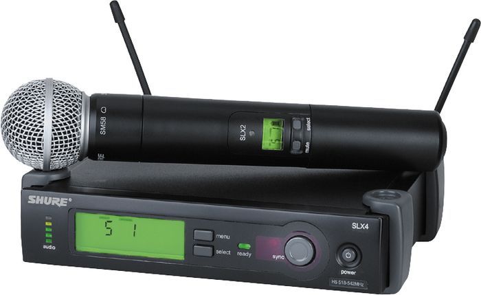 Photo : Micro HF SLX 24 & SLX2 SM58 Shure