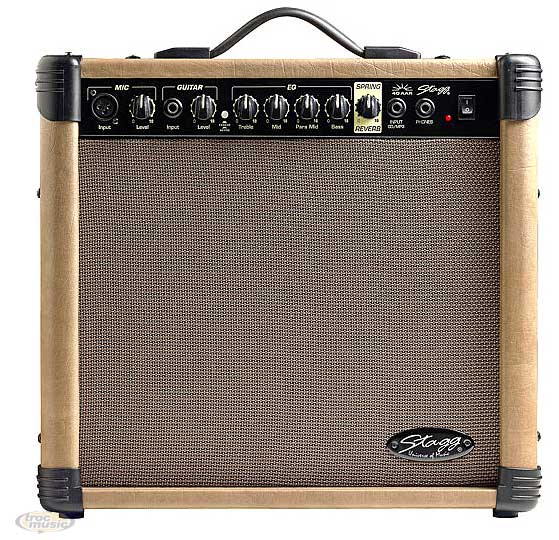 Photo : Ampli guitare electro acoustique stagg 40 AAR