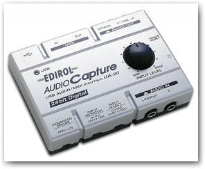 Photo annonce Interface audio USB EDIROL UA 20