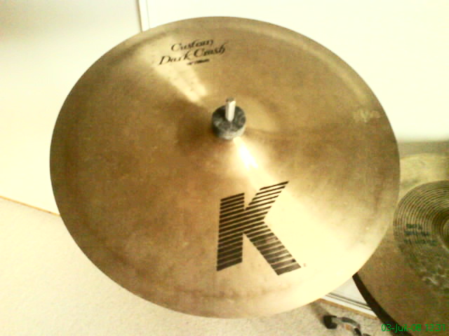 Photo annonce CRASH ZILDJIAN K CUSTOM DARK CRASH