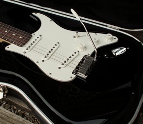 Photo : Fender Stratocaster US black