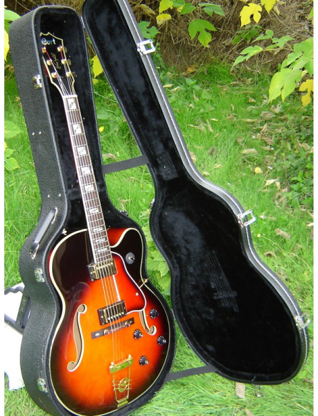 Photo : Guitare Jazz Cort LCS1