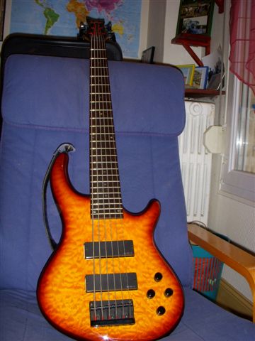 Photo : Basse 6 cordes DEAN