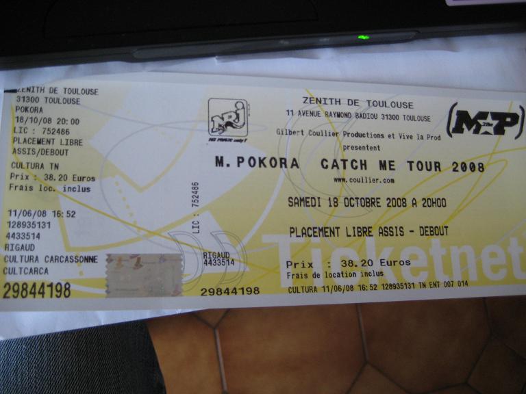 Photo annonce Place M Pokora
