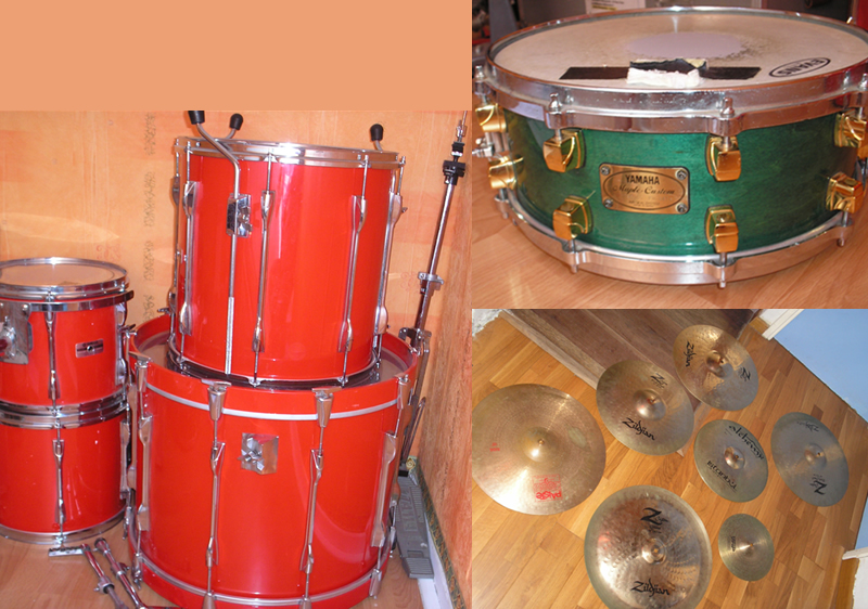 Photo : BATTERIE COMPLETE YAMAHA RECORDING CUSTOM