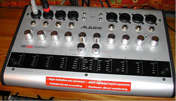 Photo annonce ALESIS IO26 firewire