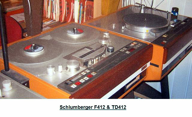 Photo annonce 2 Tournes disques & 5 Magneto Schlumberger
