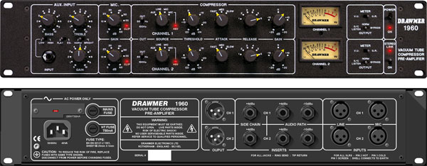Photo annonce Preampli Compresseur DRAWMER 1960