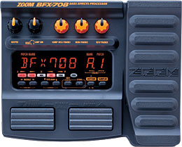 Photo : ZOOM BFX 708 Multi Effet pour basse