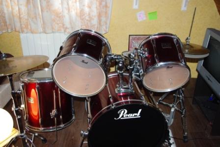 Photo annonce Pearl EXPORT 5 Futs & Cymbales Sabian