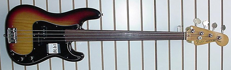 Photo : Basse Fender Precision USA 1978 sunburst