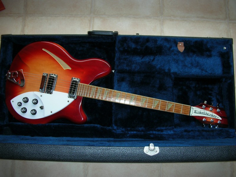 Photo annonce RICKENBACKER 360 sunburst 6 cordes