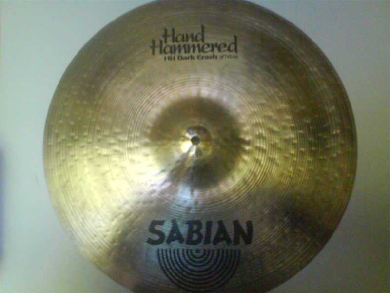 Photo annonce Cymbale Sabian Hand Hammered dark crash 18