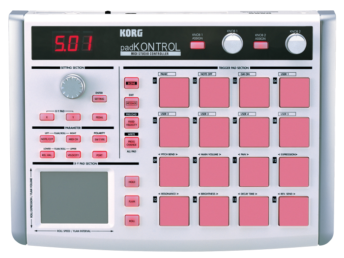 Photo annonce Surface de Controle KORG PADKONTROL