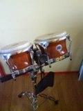 Photo annonce Bongos Meinl & pied + housse de transport