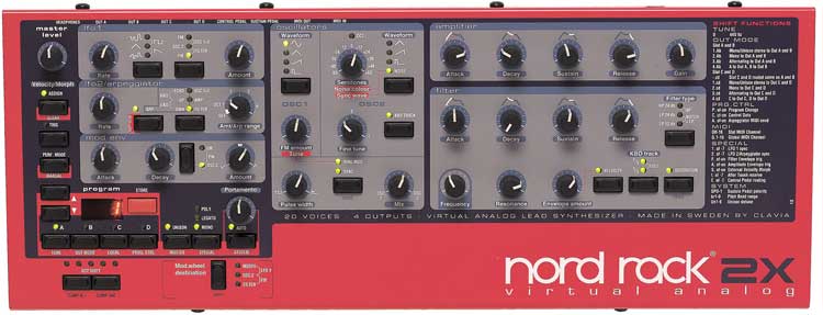 Photo annonce Rack Nord Lead 2 X