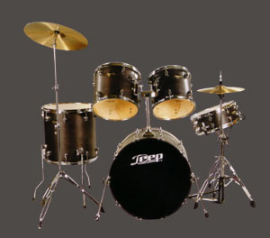 Photo annonce Batterie Deep GC 54 ALL BLACK & Cymbales