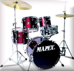Photo annonce Batterie Mapex serie V rouge