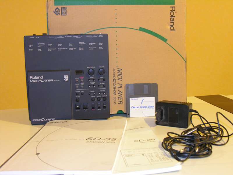 Photo annonce Sound Canvas SD 35 Midi PLayer
