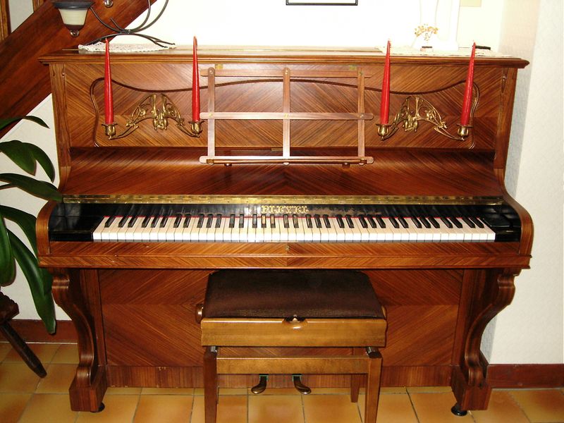 Photo annonce Piano Pleyel droit palissandre