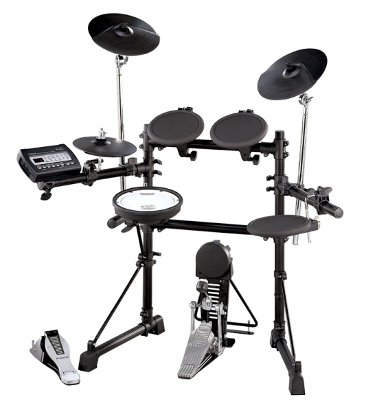Photo : Roland TD 3KW & db pedale + cymbale + casque
