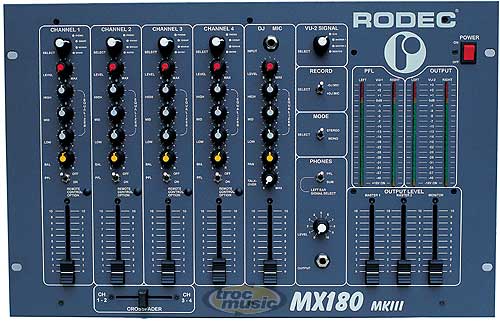 Photo annonce Console DJ RODEC MX 180 MK3