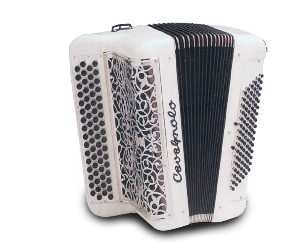 Photo annonce Accordeon cavagnolo blanc professionnel