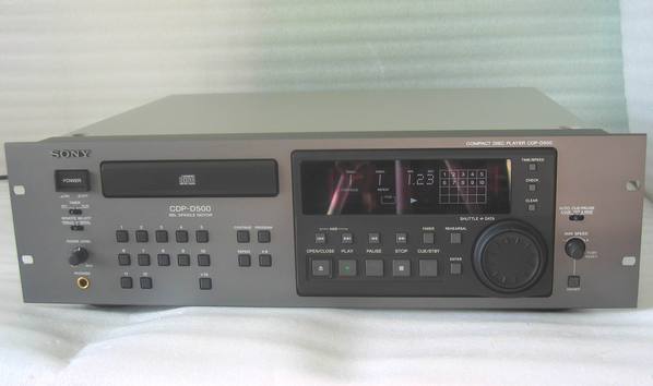 Photo annonce Lecteur CD Pro SONY CDP D500
