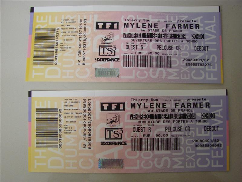 Photo annonce Mylene Farmer au Stade de France