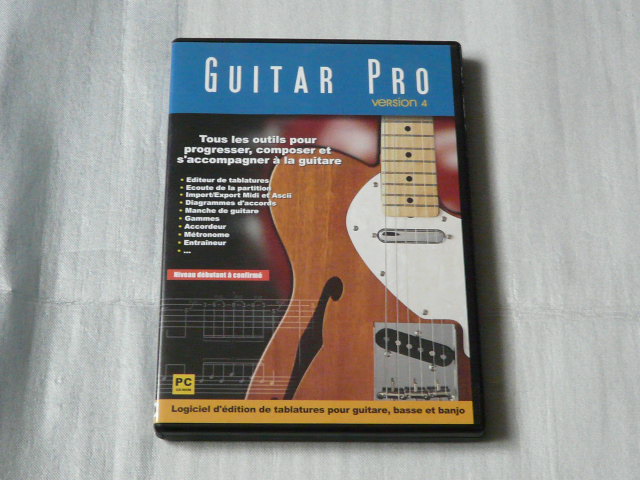 Photo annonce Logiciel GUITAR PRO 4