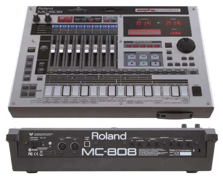 Photo annonce Roland MC 808 & 1 Go compact flash