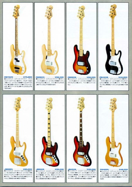 Photo annonce Copie jazzbass MIJ des annees 70