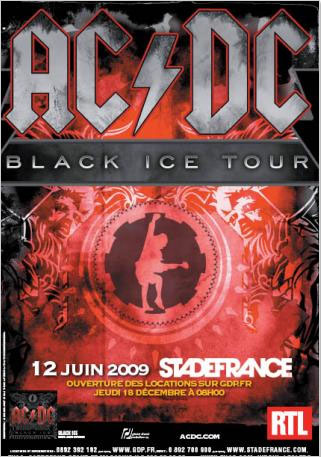 Photo annonce AC DC au stade de france