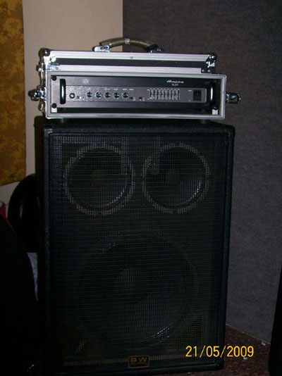 Photo annonce Tete ampli Ampeg B2R & Box Peavey 1516