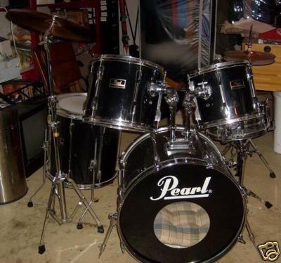 Photo annonce Pearl Export & Rack Pearl D80 + Cymb Paiste